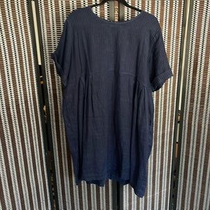 Esby Índigo Linen Dress, M